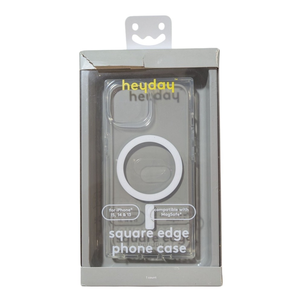 K6. Heyday MagSafe Case For Apple iPhone 15/14/13 - Clear